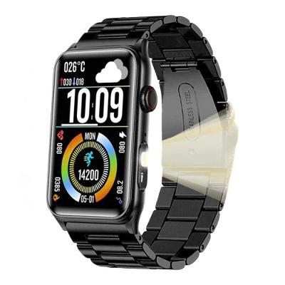 Relógio Inteligente Feminino Smartwatch com Pulseira de Silicone Preto Lige