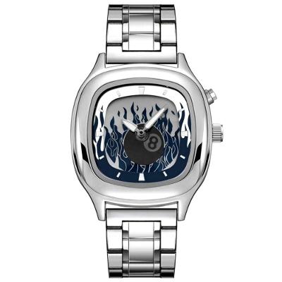 Relógio Masculino Design Retrô Analógico Aço Inox Azul Megir 44MM