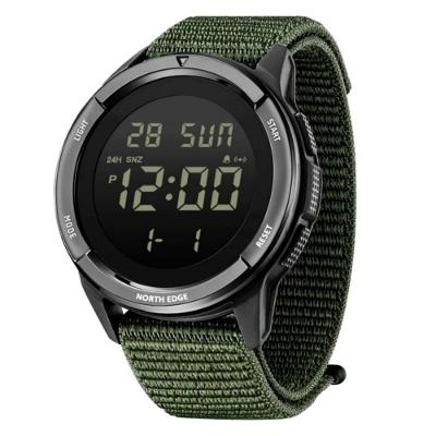Relógio Masculino Terrax Esportivo com Pulseira em Nylon Multifuncional Verde North Edge