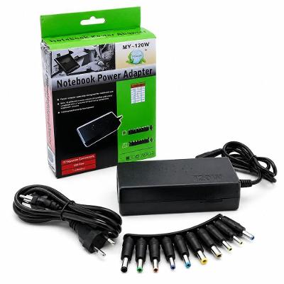 Fonte para Notebook Top Voltagem Ajustável 120W com 8 Conectores Bivolt MDM