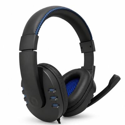 Fone Gaming MDM Imersão Total com Microfone Flexível Ajustável e LED Preto