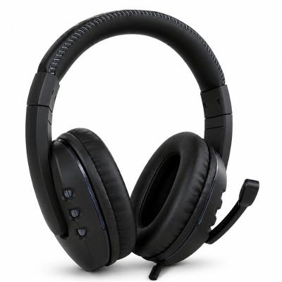 Fone Headset Gamer MDM Streamer USB com Microfone para Playstation Preto