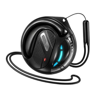 Fone de Ouvido sem Fio MDM Pingente Open Ear Bluetooth Microfone Preto