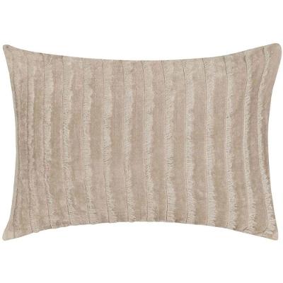 Porta Travesseiro Blend Luxo Boho 50x70CM 100% Poliéster com Franjas Boho Nude Altenburg