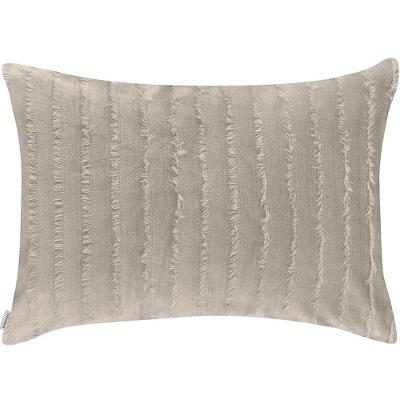Porta Travesseiro Blend Luxo Boho 50x70CM Poliéster Plush Cinza Dove Altenburg