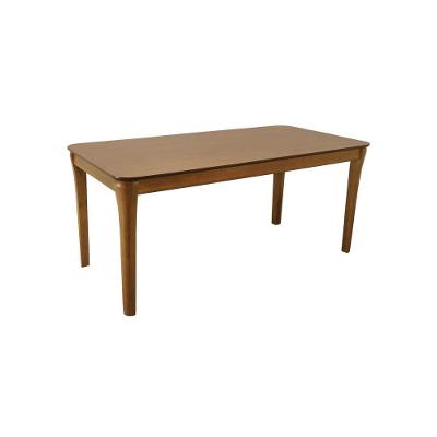 Mesa de Jantar Cancun 6 Lugares Retangular MDF Laminado Cinamomo 160x90cm