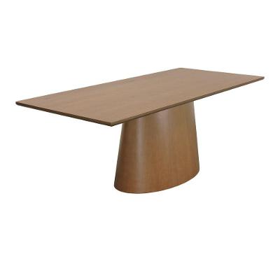 Mesa de Jantar Roma 6 Lugares Retangular MDF Amêndoa 160x90CM