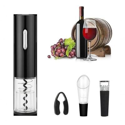 Abridor de Vinho Elétrico GT6059 Automático sem Fio com LED Plástico Kit com Acessórios Preto Lorben