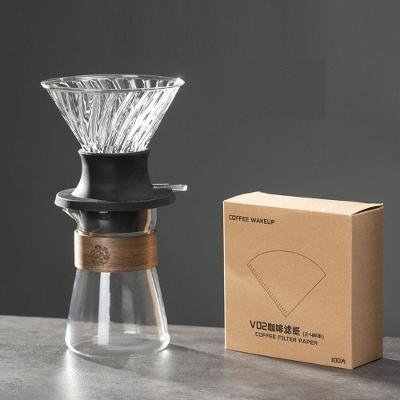 Coador de Imersão Switch V60-02 em Vidro Borossilicato Transparente com Filtros e Jarra Ilovecoffee