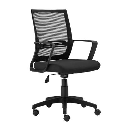 Cadeira de Escritório Stay Ergonômica Encosto Mesh Base Giratória com Ajuste de Altura Preto Roal