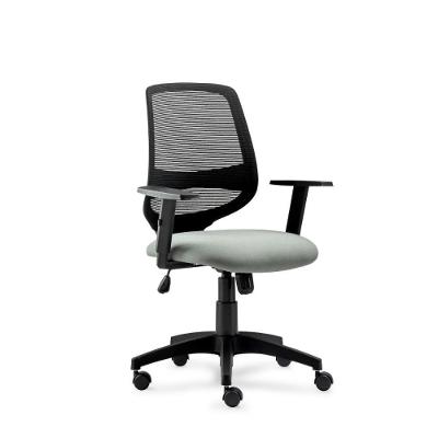 Cadeira de Escritório Bora Ergonômica Encosto Mesh Base Giratória Preto e Verde Oliva Roal