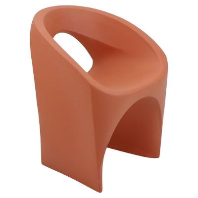 Poltrona Jet em Polietileno Decorativa Confortável Laranja Caqui Tramontina
