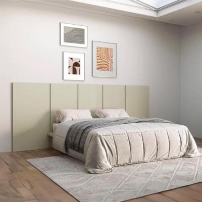 Cabeceira Queen TW160 Fixação na Parede MDF Off White Dalla Costa Móveis