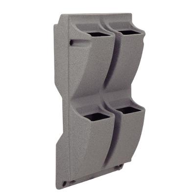 Floreira de Parede Malaia com Design Vertical Cinza Tramontina 15L