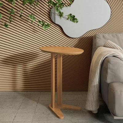 Mesa Lateral TB604JJ Retangular MDF Madeira 60CM Freijó Dalla Costa