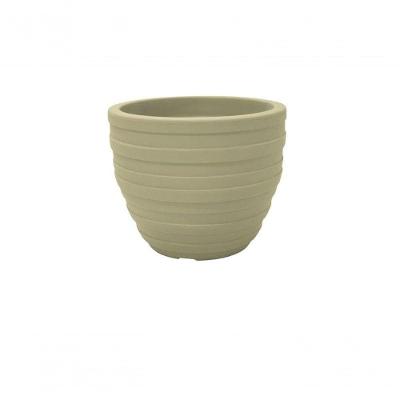 Vaso Inca em Polietileno 53X45CM Resistente Bege Tramontina 53CM