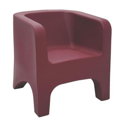 Poltrona Tonic Decorativa em Polietileno Confortável Marsala Tramontina 160KG