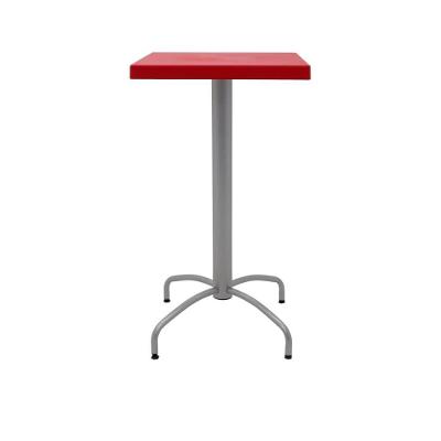 Mesa Quadrada Gama 4 Lugares Polipropileno 59CM Vermelho Tramontina
