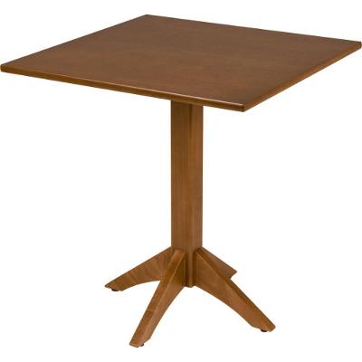 Mesa London 4 Lugares Quadrada Madeira Tauarí 70CM Amêndoa Tramontina