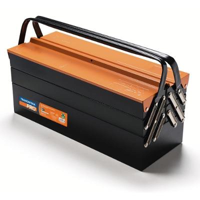 Caixa de Ferramentas Sanfonada PRO 5 Gavetas Espaçosas Preto Tramontina 52.5CM