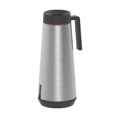 Bule Térmico Exata Mantém Temperatura Aço Inox Fingerprint Free para Cozinha Prata 1L Tramontina
