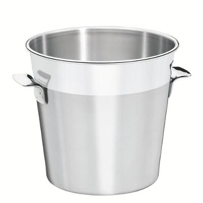 Balde para Gelo Cosmos em Aço Inox Acabamento Fosco e Brilho para Festas Prata Tramontina 15CM
