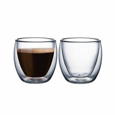 Conjunto de Xícaras Chá e Café com Vidro Duplo 2 Peças para Café Tramontina 0,11L