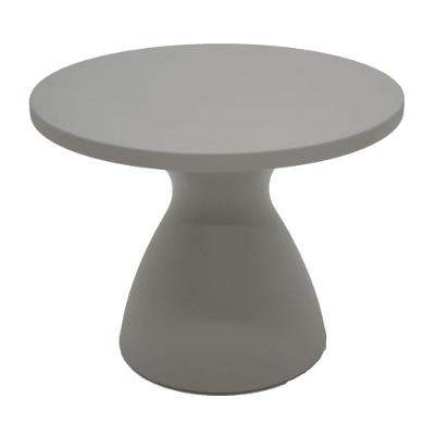 Mesa de Centro Flut Redonda Plastico 65CM Cinza Concreto Tramontina