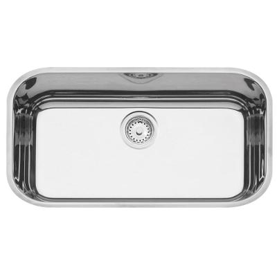 Cuba de Embutir Lavínia Prime Retangular Aço Inox Alto Brilho com Válvula Tramontina 56CM