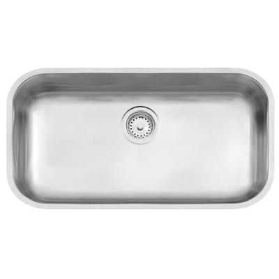 Cuba de Embutir Lavínia Prime Retangular Aço Inox Acetinado Inox Tramontina 34CM