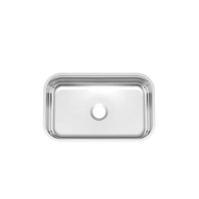 Cuba de Embutir Lavínia 56 BL Standard Retangular Aço Inox Polido Inox Tramontina 34CM