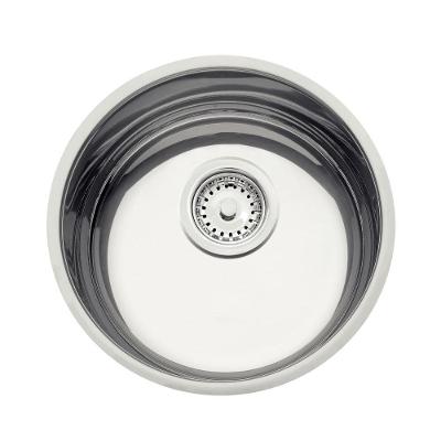 Cuba de Embutir Luna 30 BL Redonda Aço Inox Alto Brilho Tramontina 30CM