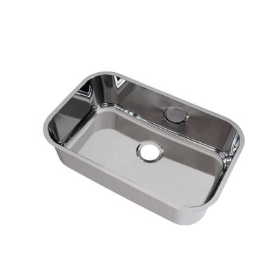 Cuba de Embutir Invicta 2 Retangular Aço Inox 304 Alto Brilho Inox Docol