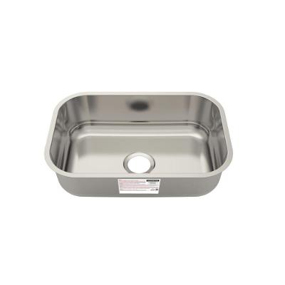 Cuba de Embutir Basic 47 BL Standard Retangular Aço Inox Polido Prata Tramontina 47CM