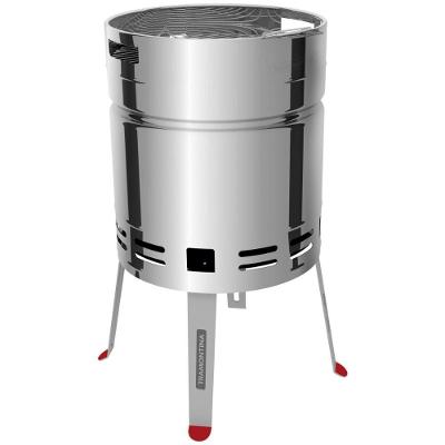 Churrasqueira à Carvão TCP 400 para Churrasco em Aço Inox com Bandeja Esmaltada Multiuso Inox
