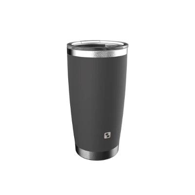 Copo Térmico Everest Fria 30h e Quente 3h Aço Inox para Aventura Cinza Soprano 500ML