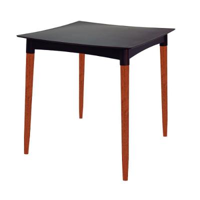 Mesa Diana 4 Lugares Quadrada Plástico 70CM Preto Tramontina