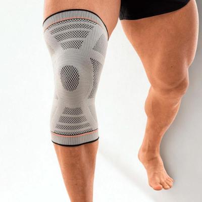 Joelheira Esportiva Training Knit 3D com Estabilização Avançada Cinza N1 Sport