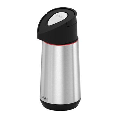 Garrafa Térmica Exata Conservação de Temperatura Aço Inox Sistema Corta-Pingos Uso Diário Inox
