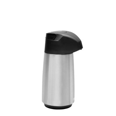 Garrafa Térmica Exata Conservação de Temperatura Aço Inox Sistema Corta-Pingos Prata Tramontina 1L