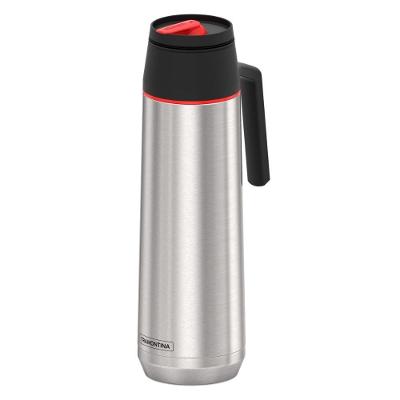 Garrafa Térmica Exata Preservar Temperatura Aço Inox Trava Embutida Inox Tramontina 1L