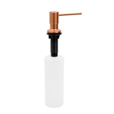 Dosador de Sabão Tramontina em Aço Inox Rose Gold com Recipiente Plástico 500ML para Cozinha