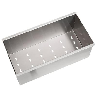 Escorredor Profundo Tramontina em Aço Inox Scotch Brite para Sobrepor no Canal Organizador Cozinha