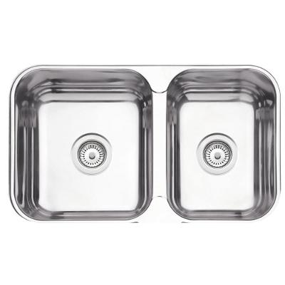 Cuba de Sobrepor Isis 2c 34 28 Bs Perfecta Retangular Aço Inox Polido Inox Tramontina 69X40