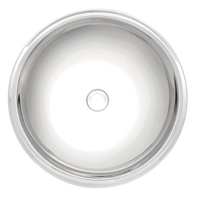 Lavabo 94105227 Redondo Sobrepor Aço Inox Alto Brilho Tramontina 34CM
