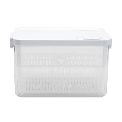Pote Organizador Organizzare com Controle de Umidade Plástico para Geladeira Transparente Tramontina