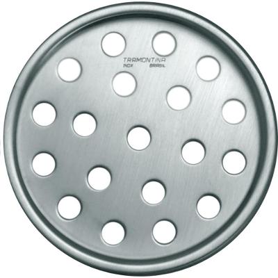Ralo Redondo Facil Limpeza Evita Sujeira Inox Tramontina 15CM