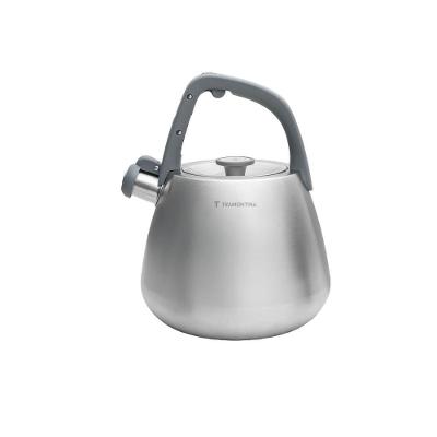 Chaleira 61488400 com Apito em Aço Inox para Indução 4L Prata Tramontina