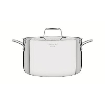 Caçarola Grano 20CM Aço Inox com Tampa de Vidro Temperado Indução Tramontina 3,8L