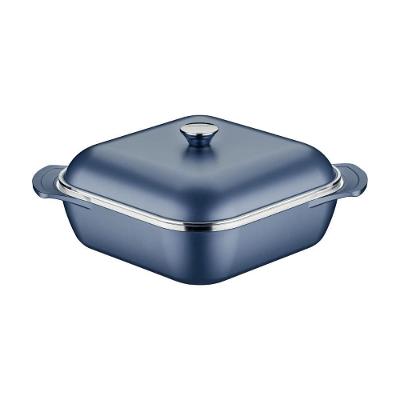 Caçarola Lyon Quadrada em Alumínio com Revestimento Starflon 28CM 5,5L Tramontina